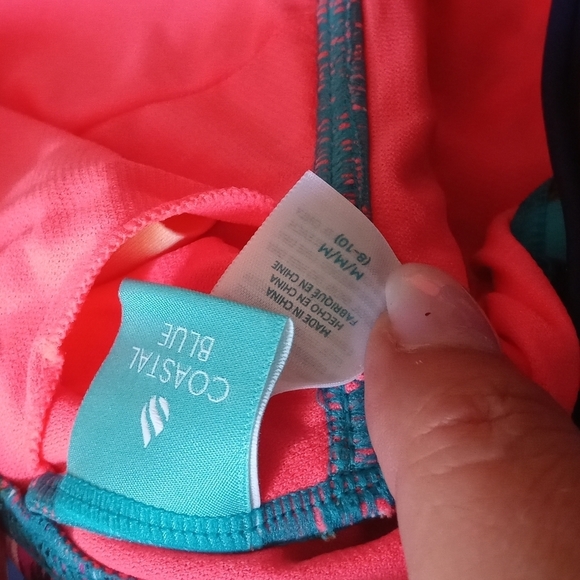 🐳Coastal Blue Women's One Piece Swimsuit. Size M - Picture 10 of 12